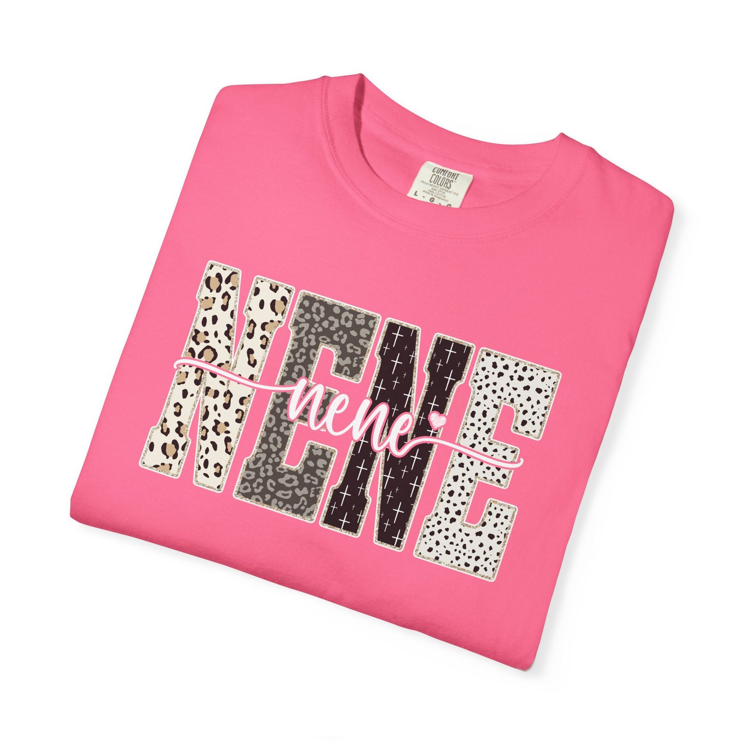 Nene Graphic Tee | Stylish Grandma Shirt | Leopard Print Nene Shirt | Comfort Colors Tee