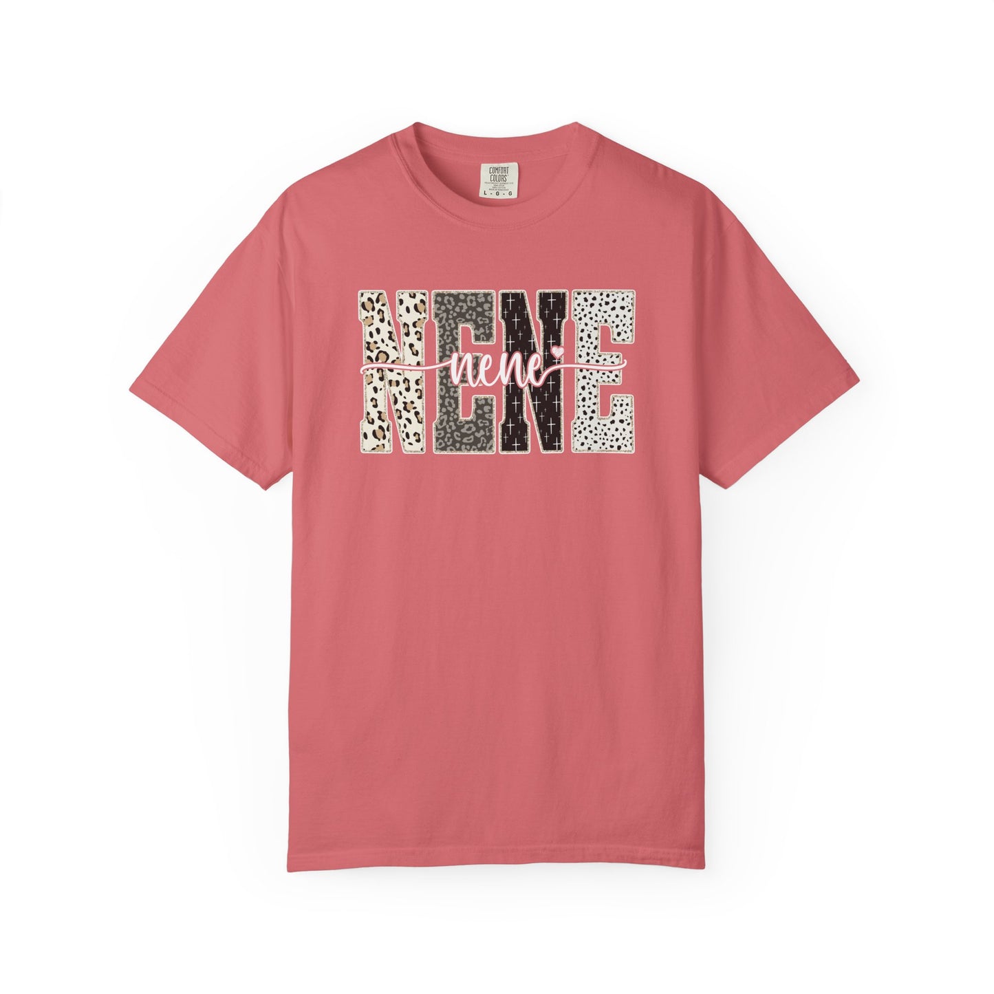 Nene Graphic Tee | Stylish Grandma Shirt | Leopard Print Nene Shirt | Comfort Colors Tee