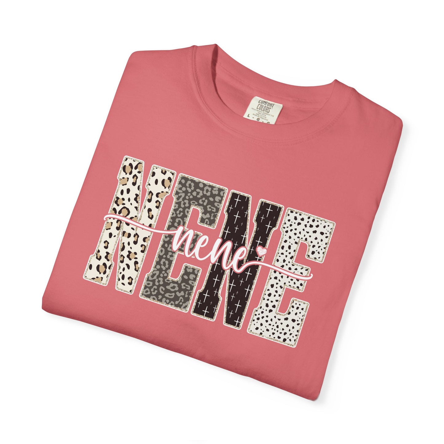 Nene Graphic Tee | Stylish Grandma Shirt | Leopard Print Nene Shirt | Comfort Colors Tee