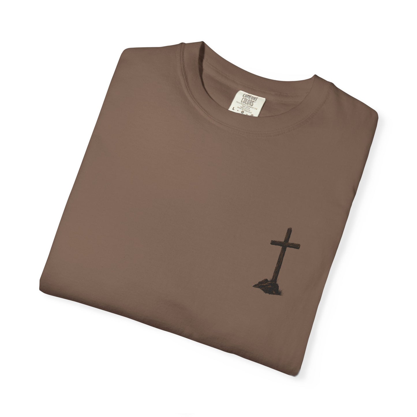 Cowboy Faith Shirt | Christian Western Graphic Tee | A Cowboy's Strongest Stand Shirt | Comfort Colors 1717 Tee