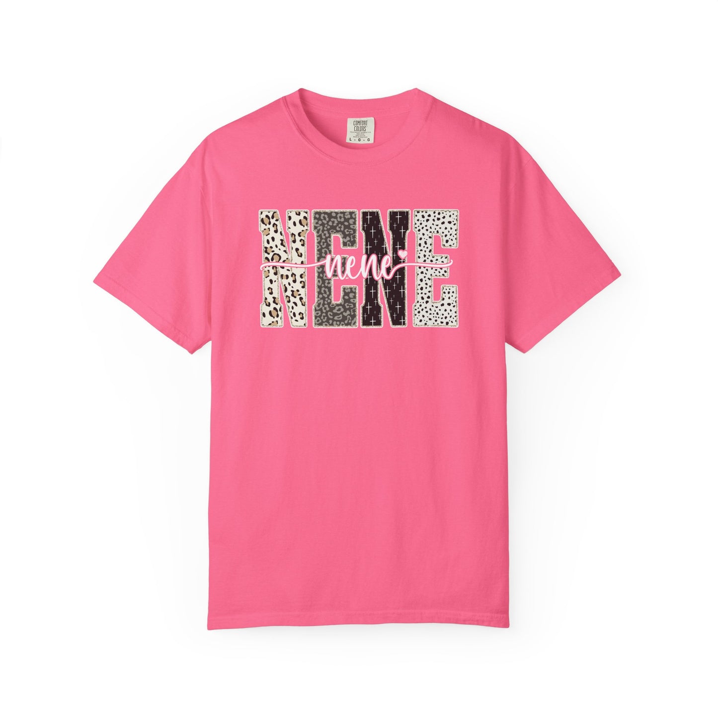 Nene Graphic Tee | Stylish Grandma Shirt | Leopard Print Nene Shirt | Comfort Colors Tee