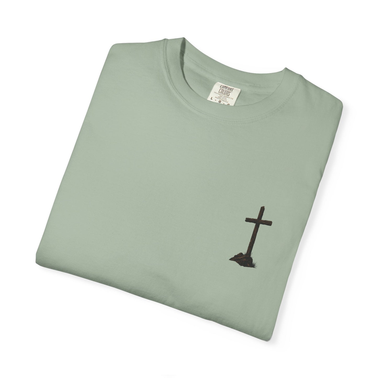 Cowboy Faith Shirt | Christian Western Graphic Tee | A Cowboy's Strongest Stand Shirt | Comfort Colors 1717 Tee