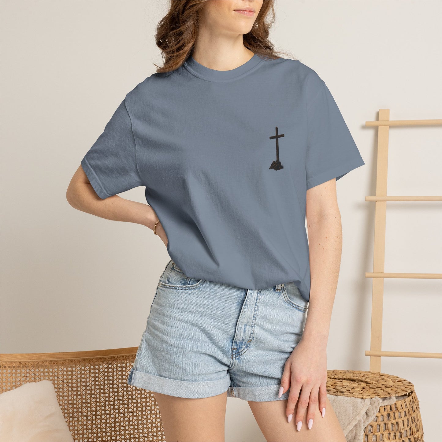 Cowgirl Faith Shirt | Christian Western Graphic Tee | A Cowgirl's Strongest Stand Shirt | Comfort Colors 1717 Tee