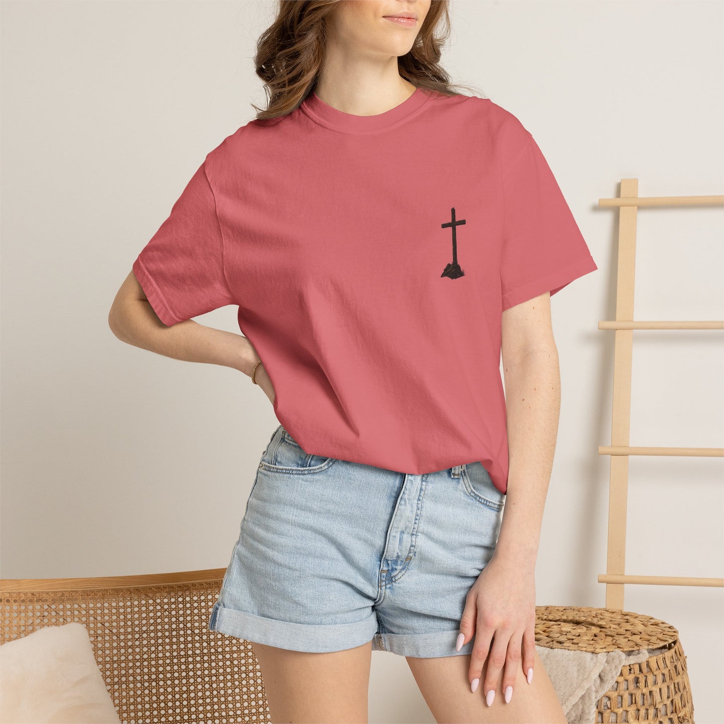 Cowgirl Faith Shirt | Christian Western Graphic Tee | A Cowgirl's Strongest Stand Shirt | Comfort Colors 1717 Tee