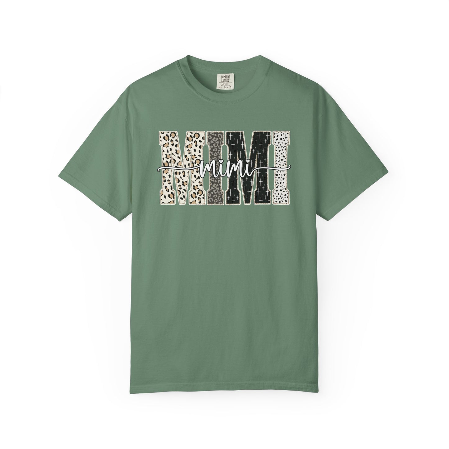 Mimi Graphic Tee | Stylish Grandma Shirt | Leopard Print Mimi Shirt | Comfort Colors Tee