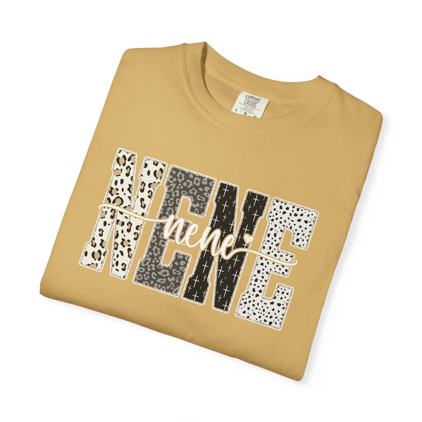 Nene Graphic Tee | Stylish Grandma Shirt | Leopard Print Nene Shirt | Comfort Colors Tee