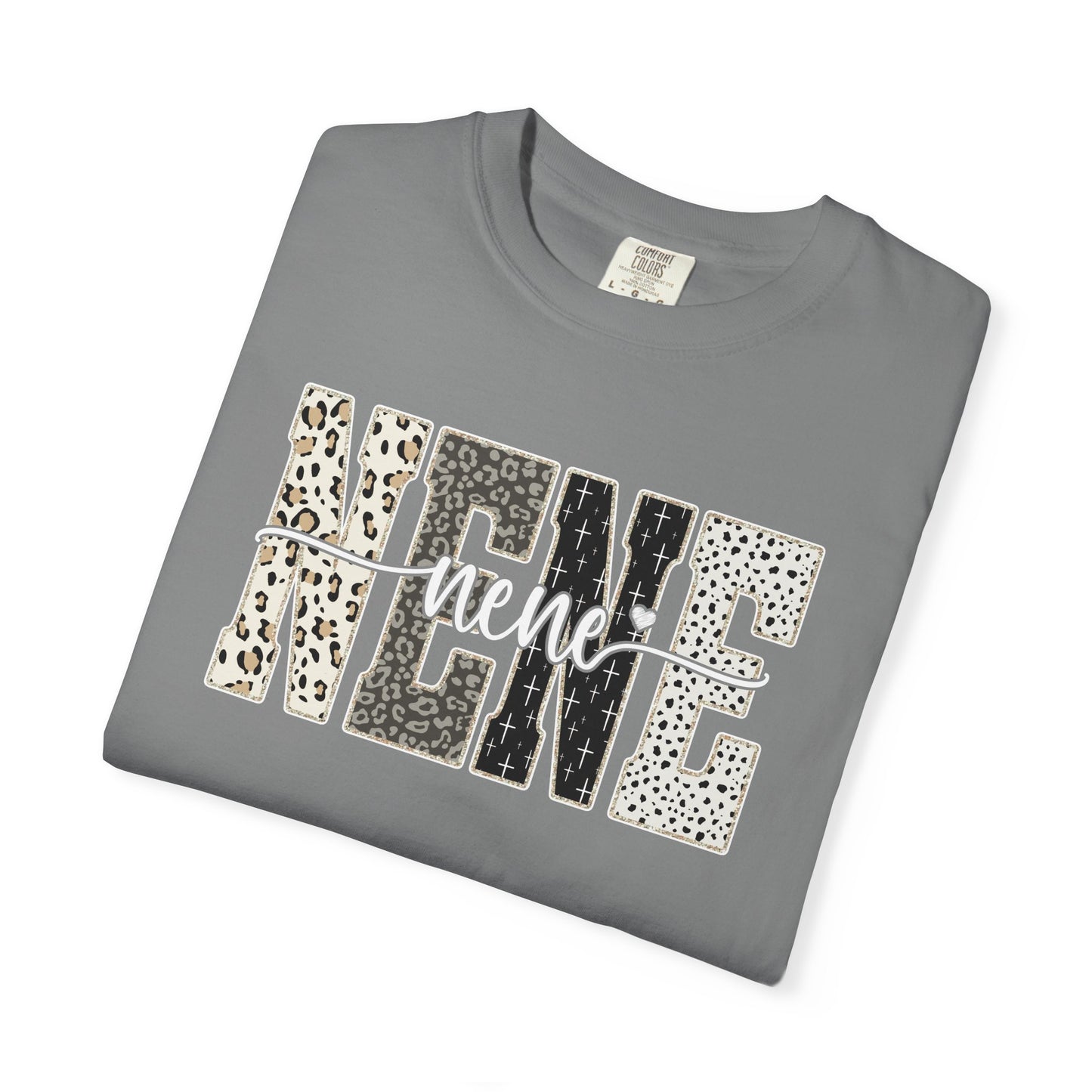Nene Graphic Tee | Stylish Grandma Shirt | Leopard Print Nene Shirt | Comfort Colors Tee