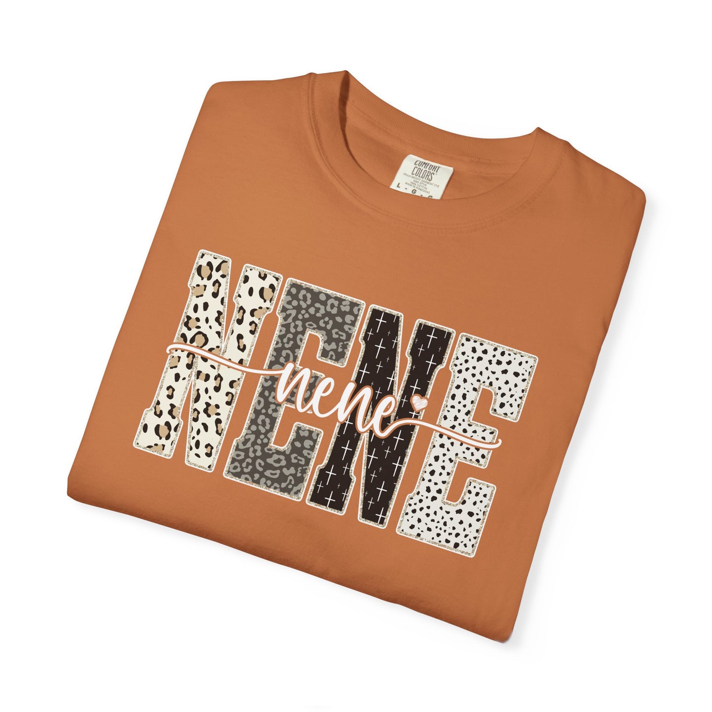 Nene Graphic Tee | Stylish Grandma Shirt | Leopard Print Nene Shirt | Comfort Colors Tee