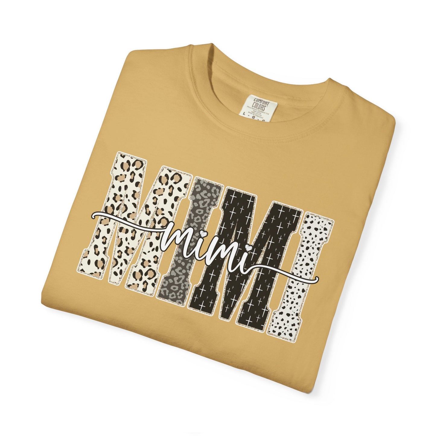 Mimi Graphic Tee | Stylish Grandma Shirt | Leopard Print Mimi Shirt | Comfort Colors Tee