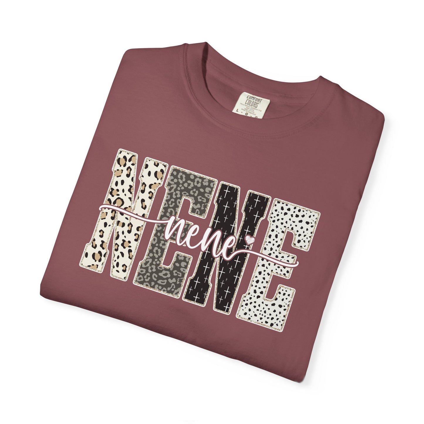 Nene Graphic Tee | Stylish Grandma Shirt | Leopard Print Nene Shirt | Comfort Colors Tee