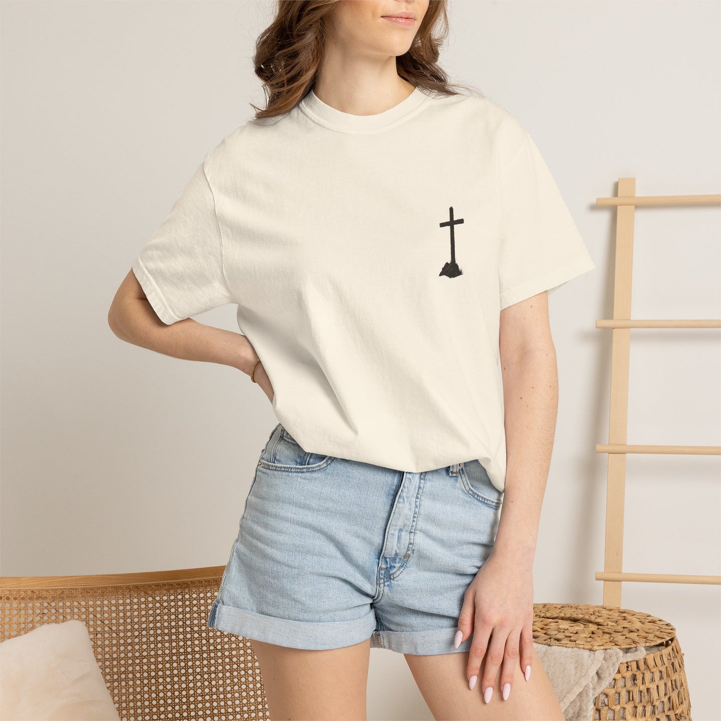 Cowgirl Faith Shirt | Christian Western Graphic Tee | A Cowgirl's Strongest Stand Shirt | Comfort Colors 1717 Tee