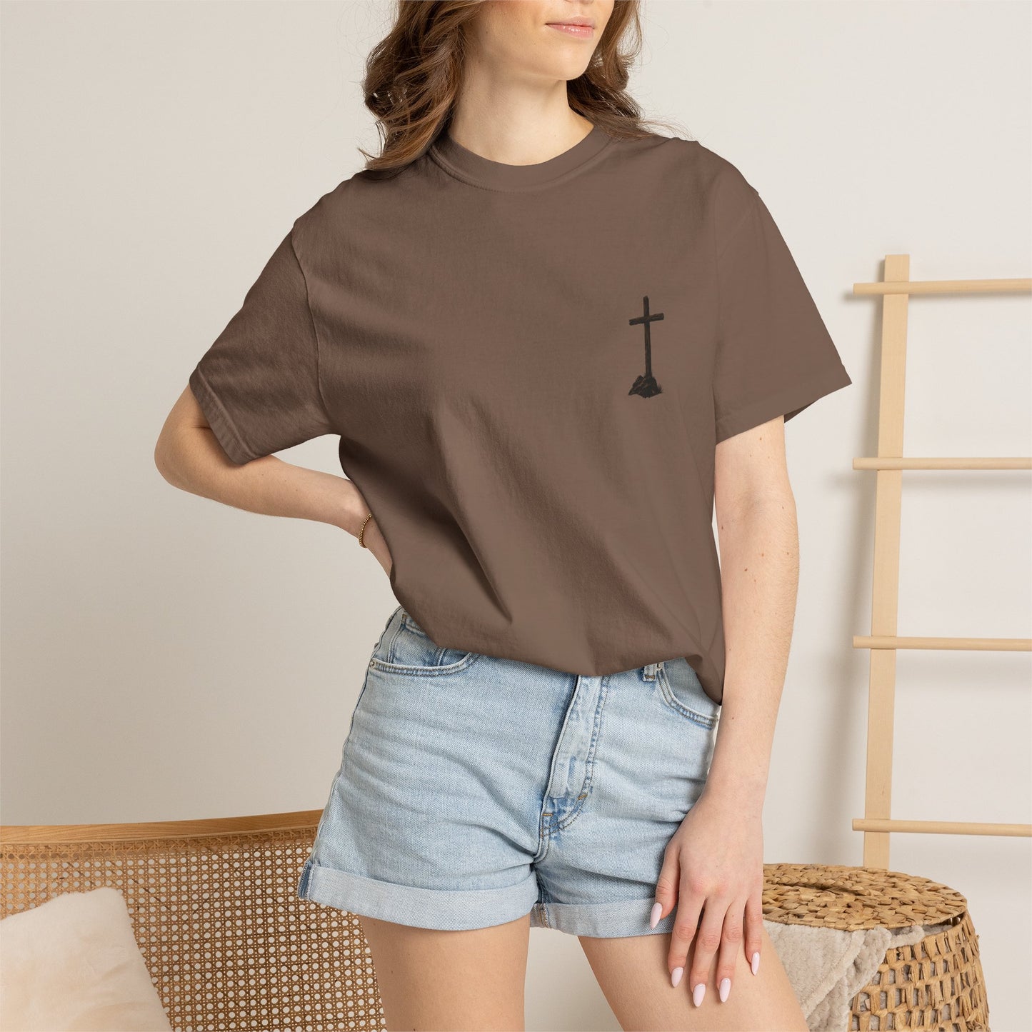 Cowgirl Faith Shirt | Christian Western Graphic Tee | A Cowgirl's Strongest Stand Shirt | Comfort Colors 1717 Tee