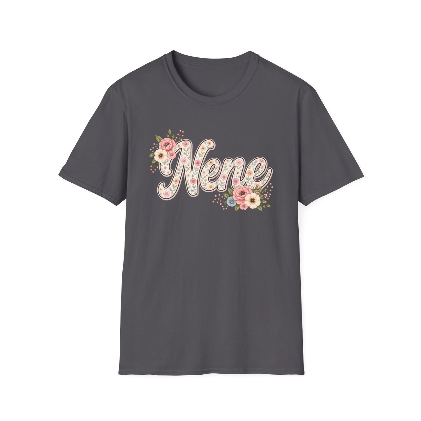 Nene Floral Shirt | Grandma Name Graphic Tee | Cute Nene Gift Shirt | Gildan Softstyle Tee