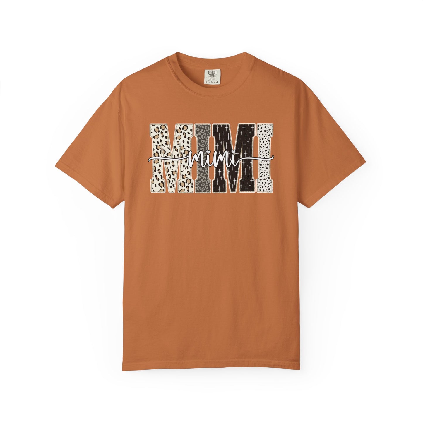 Mimi Graphic Tee | Stylish Grandma Shirt | Leopard Print Mimi Shirt | Comfort Colors Tee