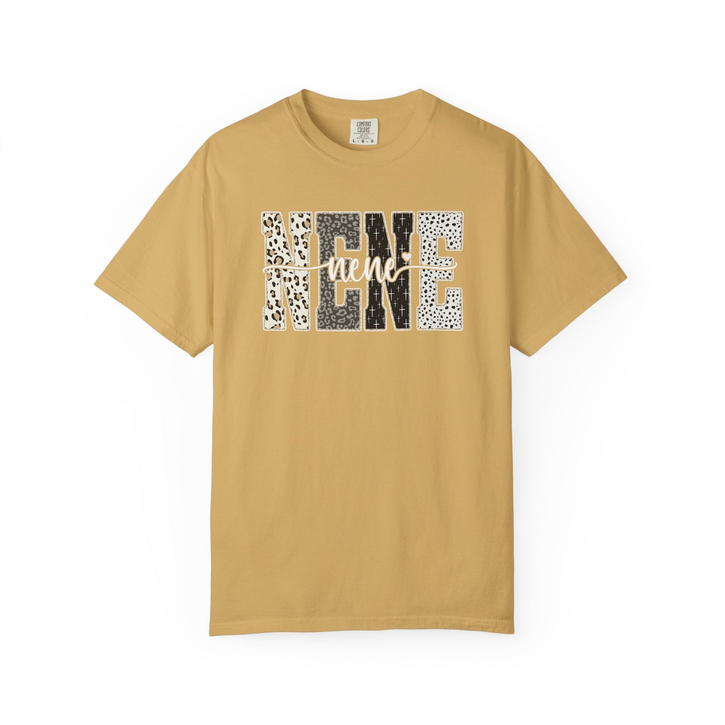 Nene Graphic Tee | Stylish Grandma Shirt | Leopard Print Nene Shirt | Comfort Colors Tee