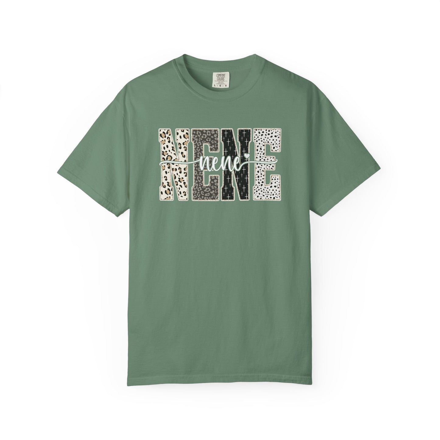 Nene Graphic Tee | Stylish Grandma Shirt | Leopard Print Nene Shirt | Comfort Colors Tee