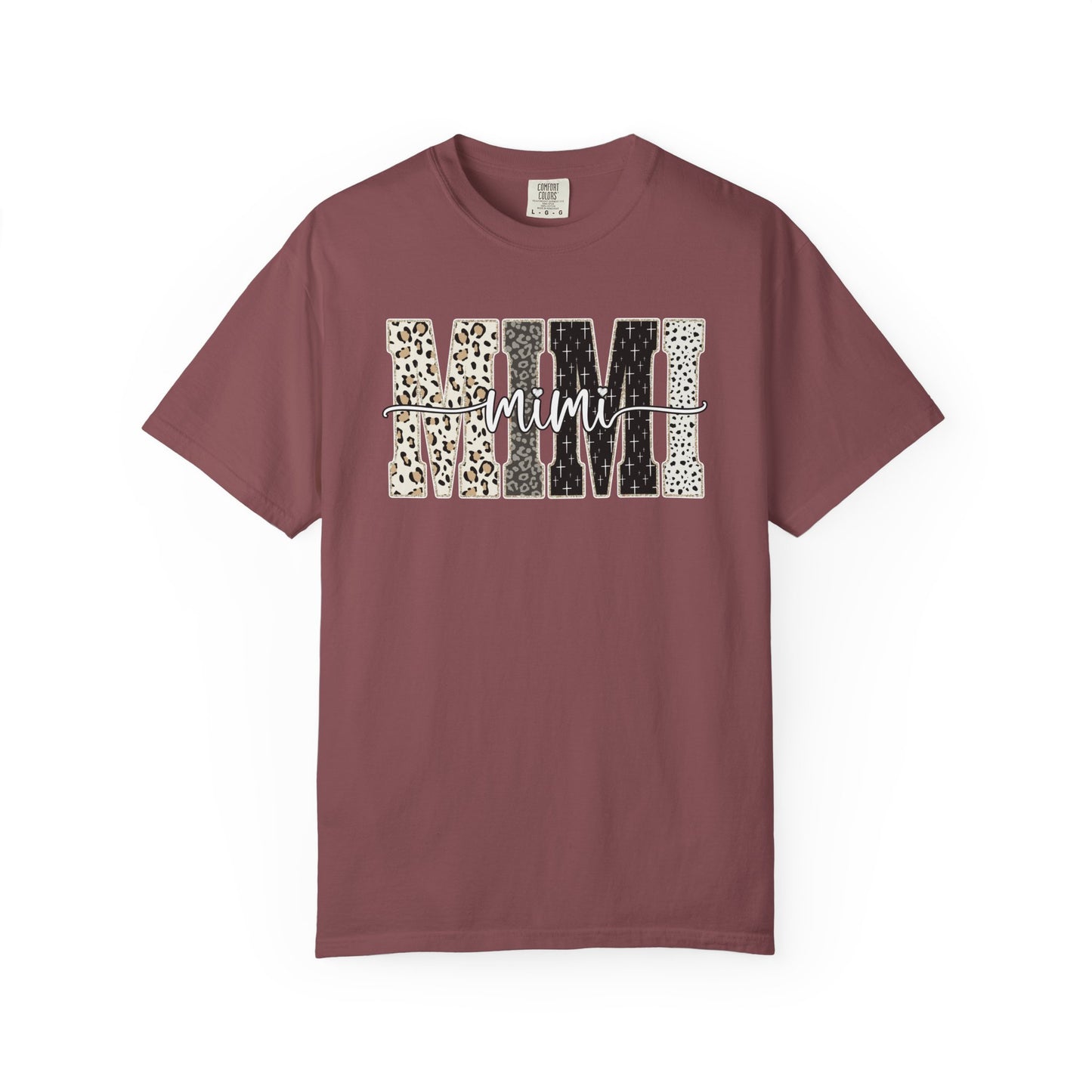 Mimi Graphic Tee | Stylish Grandma Shirt | Leopard Print Mimi Shirt | Comfort Colors Tee