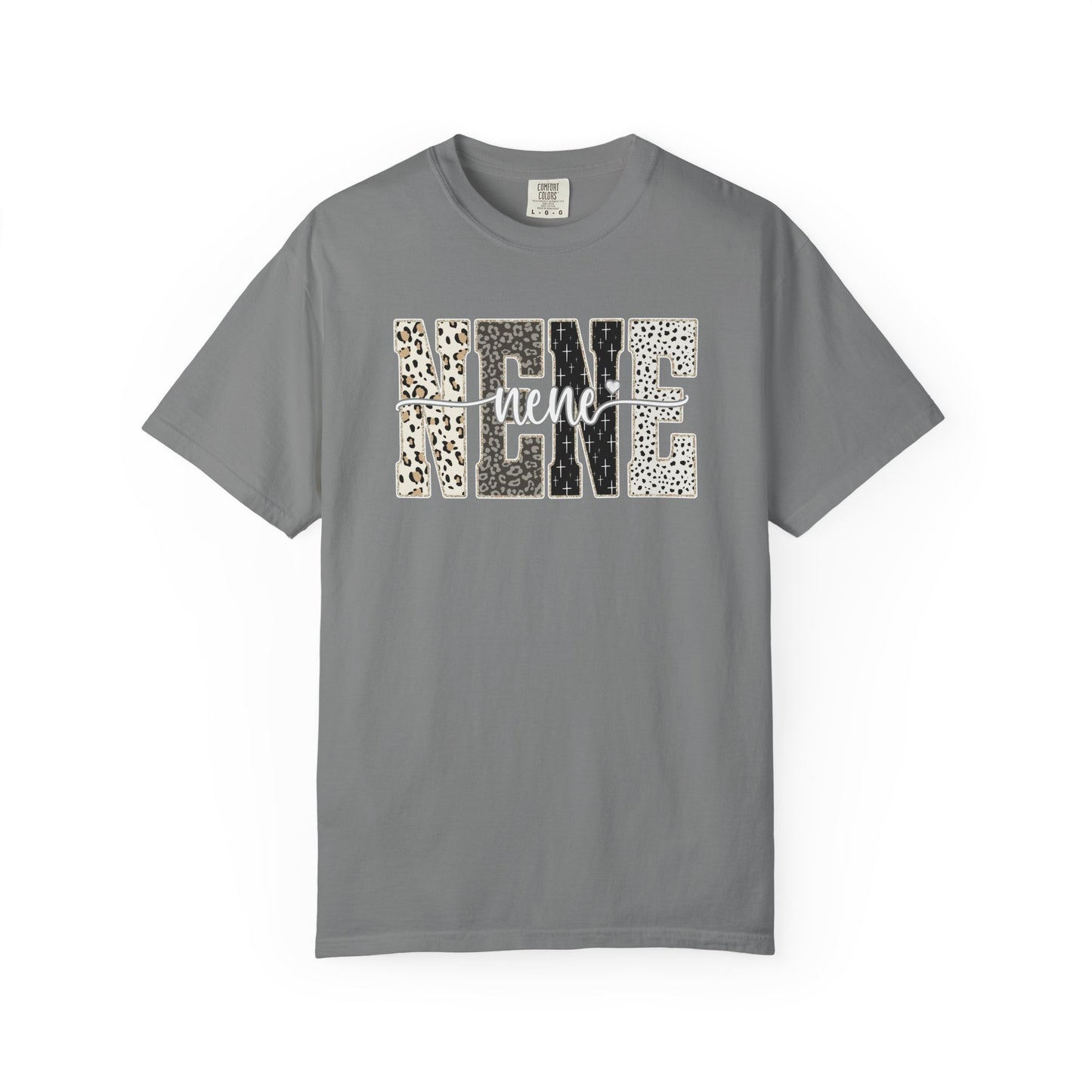 Nene Graphic Tee | Stylish Grandma Shirt | Leopard Print Nene Shirt | Comfort Colors Tee