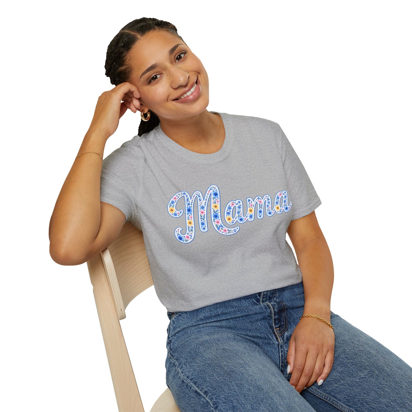 Floral Mama Graphic Tee | Yellow Comfort Colors Shirt | Cute Mother’s Day Gift | Trendy Mama T-Shirt