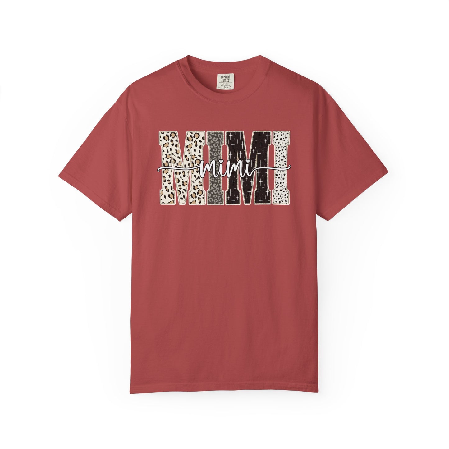 Mimi Graphic Tee | Stylish Grandma Shirt | Leopard Print Mimi Shirt | Comfort Colors Tee