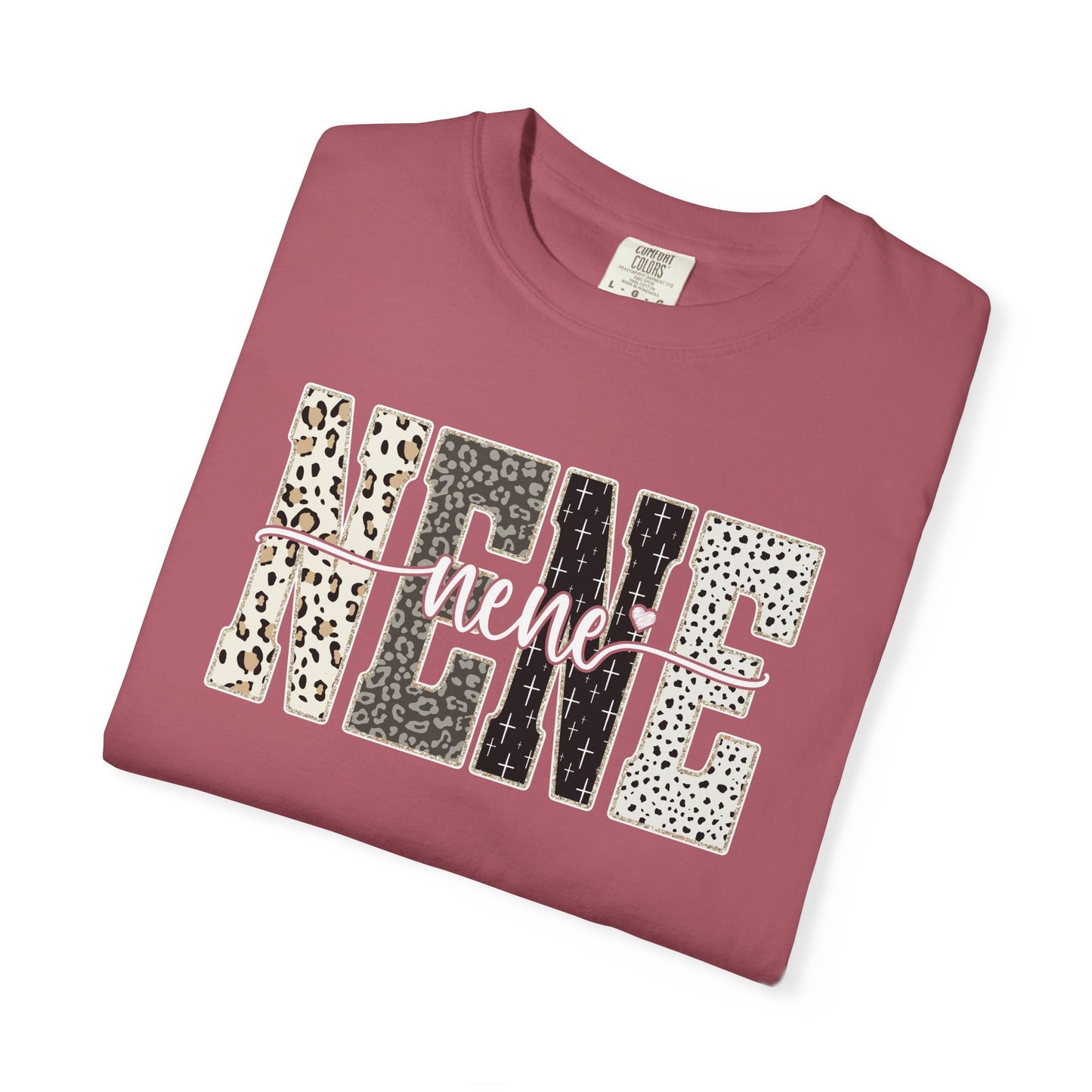 Nene Graphic Tee | Stylish Grandma Shirt | Leopard Print Nene Shirt | Comfort Colors Tee
