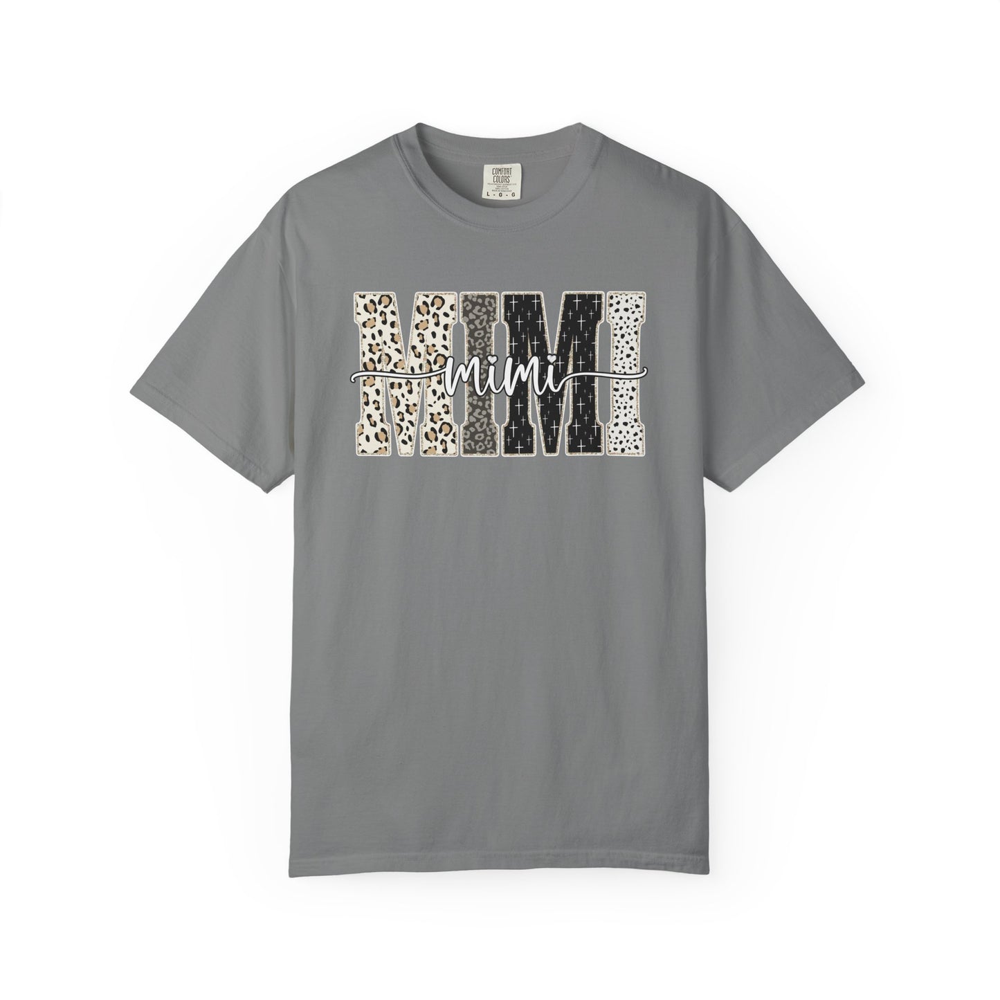 Mimi Graphic Tee | Stylish Grandma Shirt | Leopard Print Mimi Shirt | Comfort Colors Tee