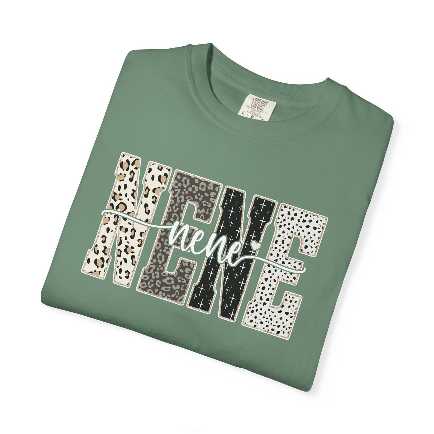 Nene Graphic Tee | Stylish Grandma Shirt | Leopard Print Nene Shirt | Comfort Colors Tee