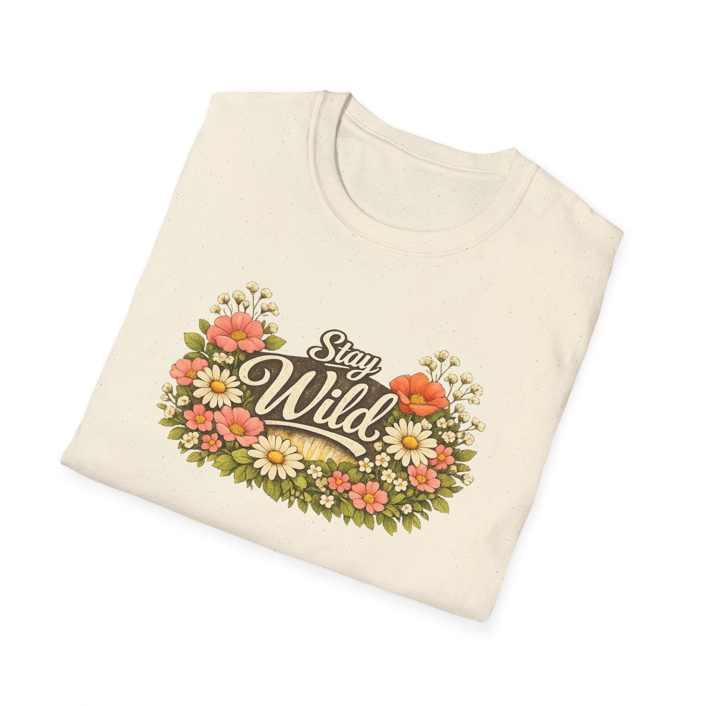 Stay Wild Floral T-Shirt | Retro | Flower | Graphic Tee