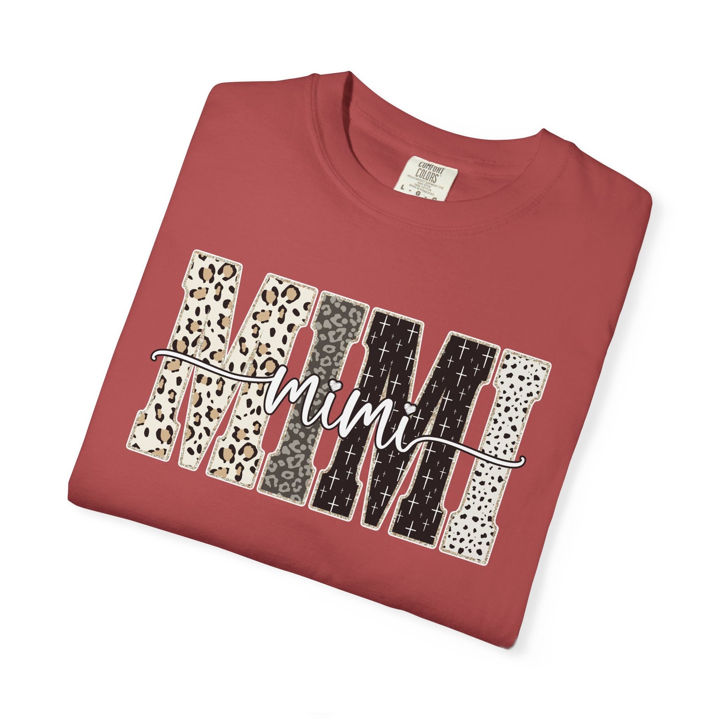 Mimi Graphic Tee | Stylish Grandma Shirt | Leopard Print Mimi Shirt | Comfort Colors Tee