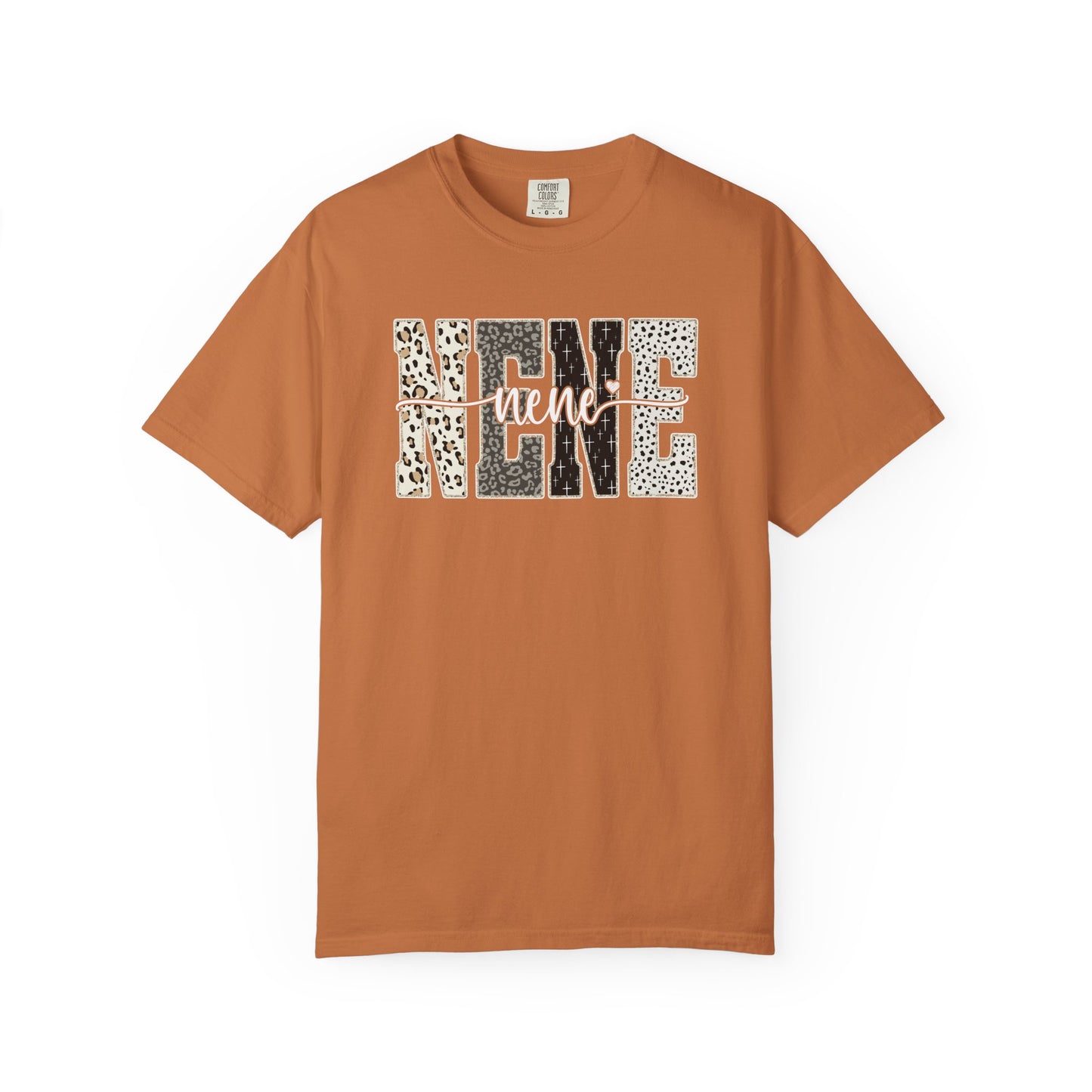 Nene Graphic Tee | Stylish Grandma Shirt | Leopard Print Nene Shirt | Comfort Colors Tee